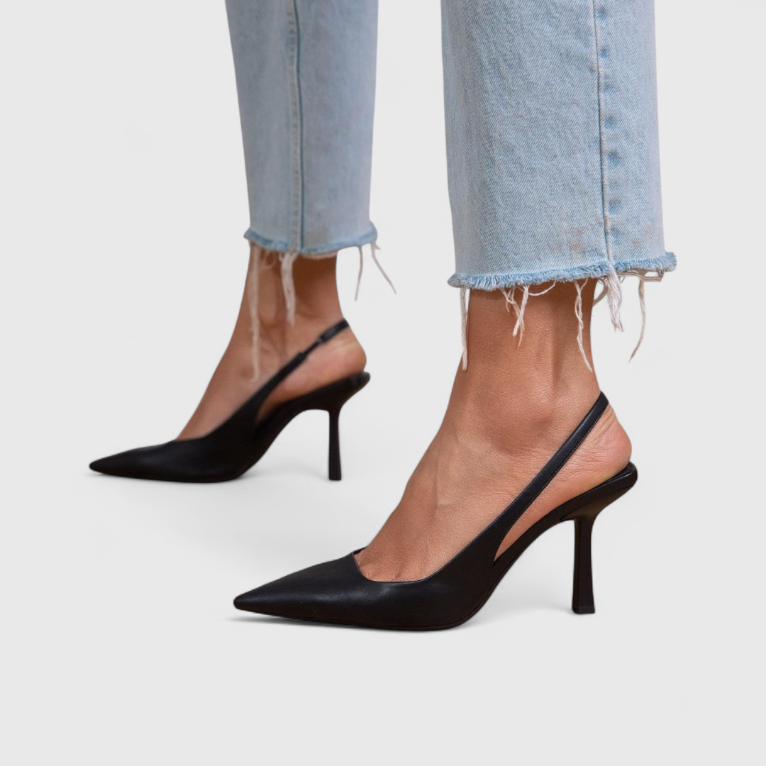 Bella | Leopard Slingback Heels