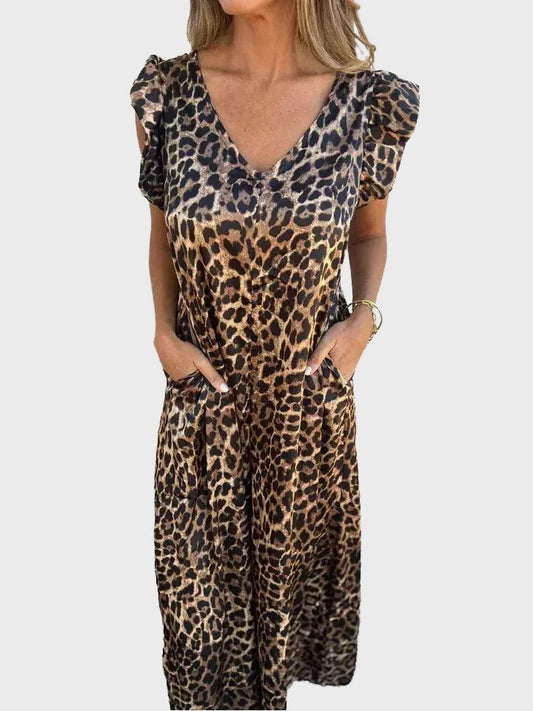 Cassandra | Trendy V-Neck Jumpsuit