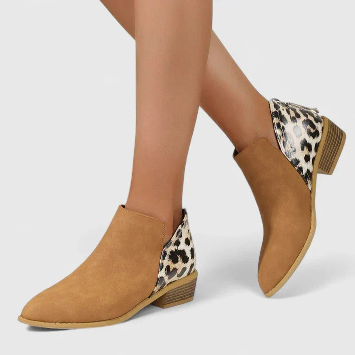 Elyzandra | Elegant Block Heel Boots