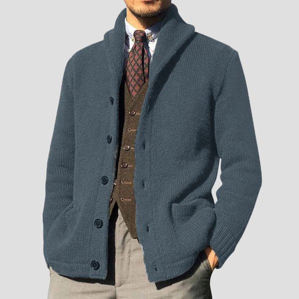 Kester | Solid Button Knit Cardigan
