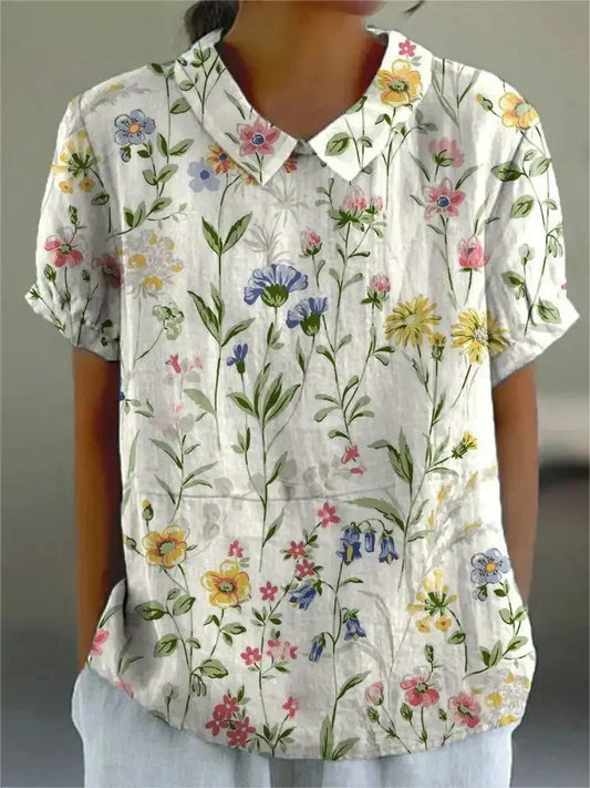 Marlene | Vintage Print Shirt