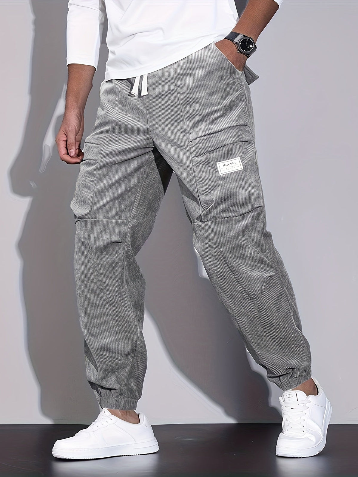 Tapered Cargo Jogger Pants