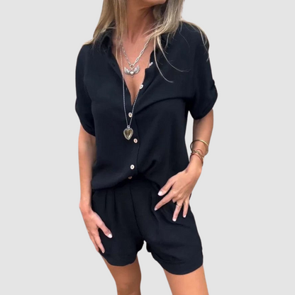 Alba Summer Set | Lightweight Top and Relaxed Trousers