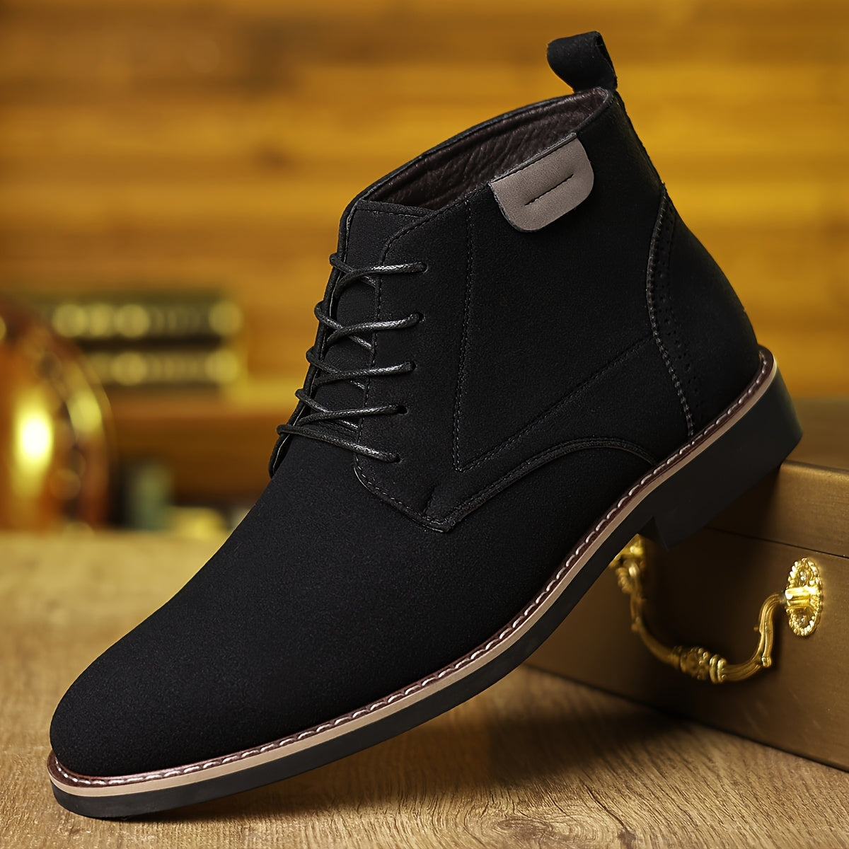Aldous | Refined Lace-Up Ankle Boots