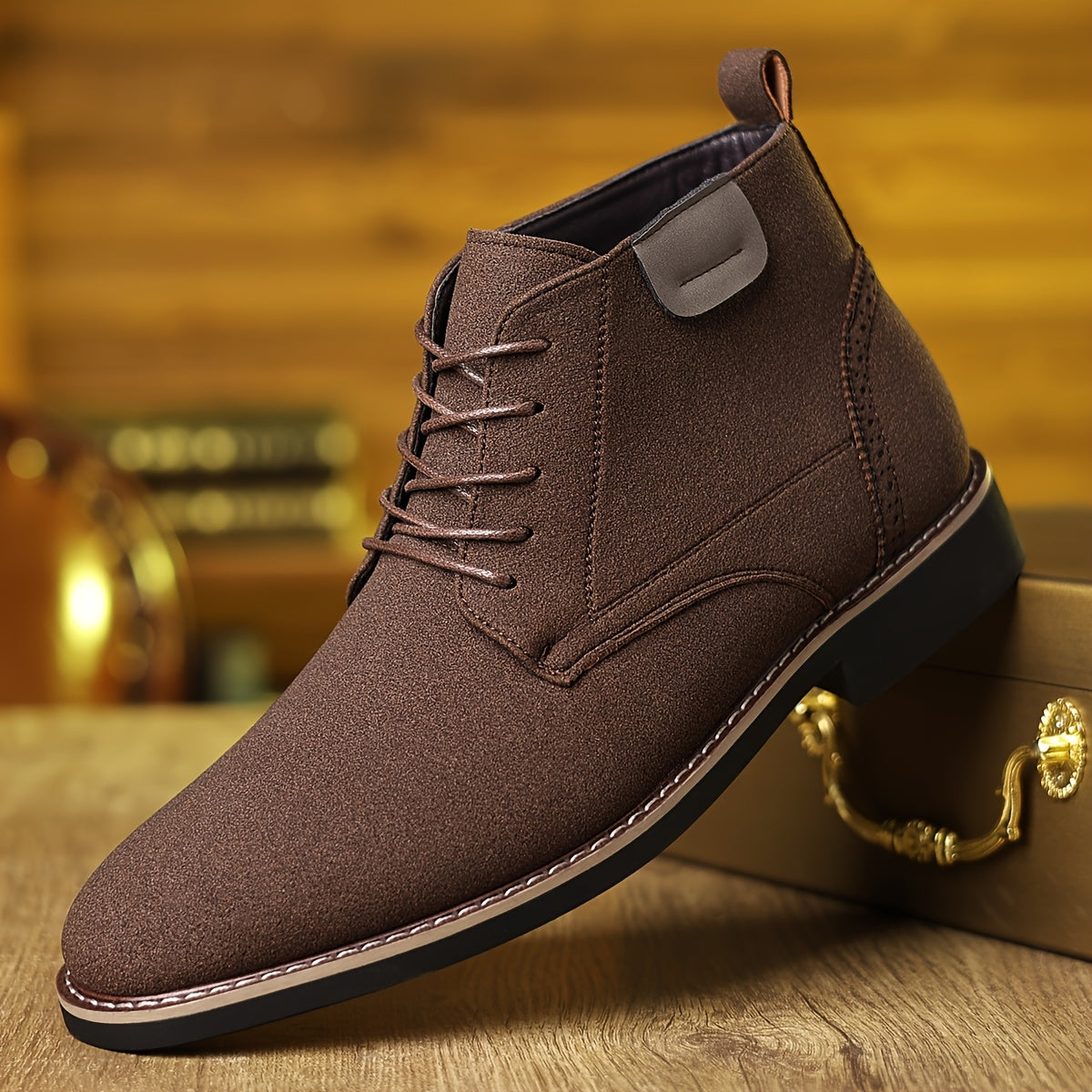Aldous | Refined Lace-Up Ankle Boots