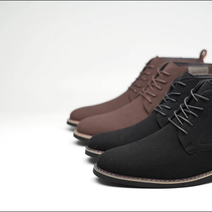 Aldous | Refined Lace-Up Ankle Boots