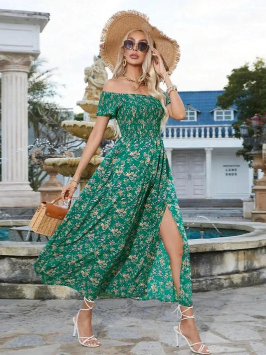 Amelise | Vintage Casual Ruffle Summer Dress