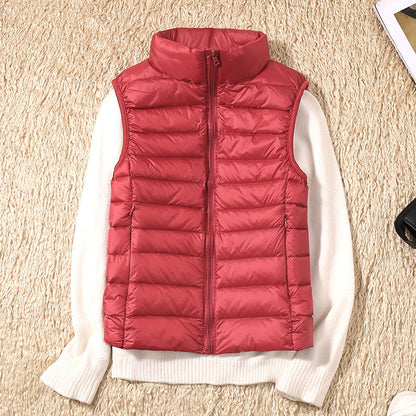 Amira | Lightweight Puffer Vest with Pleated Design