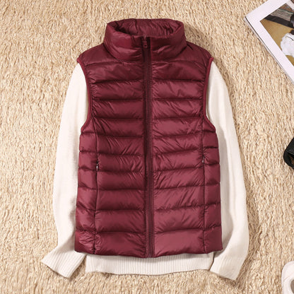 Amira | Lightweight Puffer Vest with Pleated Design