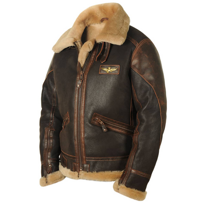Andre | Classic Shearling Pilot Jacket