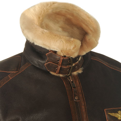 Andre | Classic Shearling Pilot Jacket