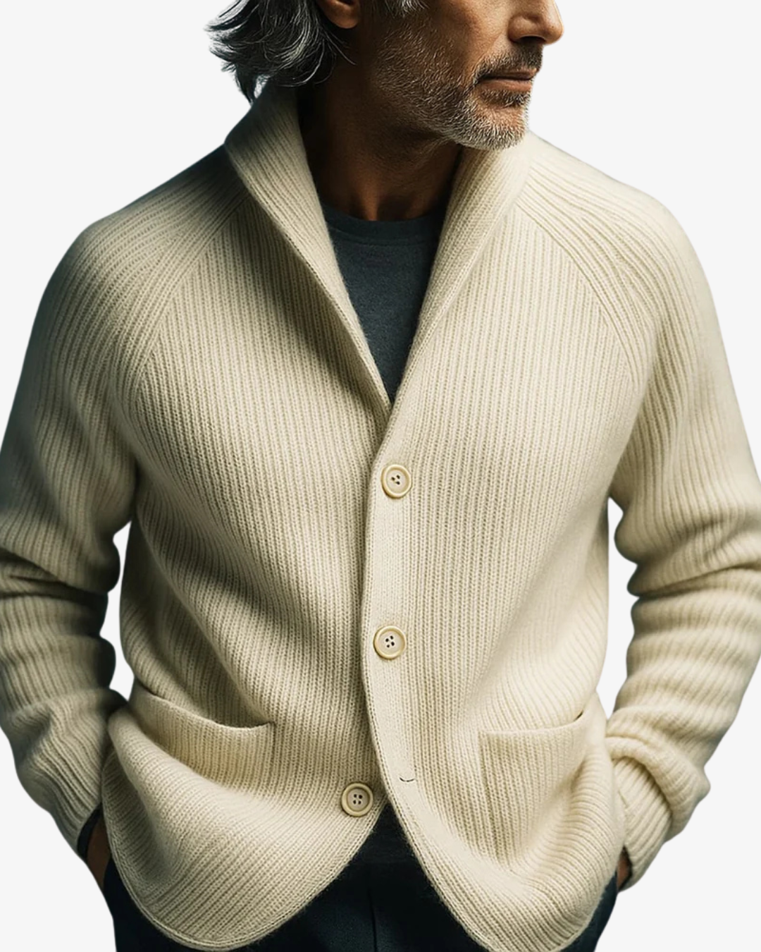 Andrew | Modern Wool-Blend Cardigan