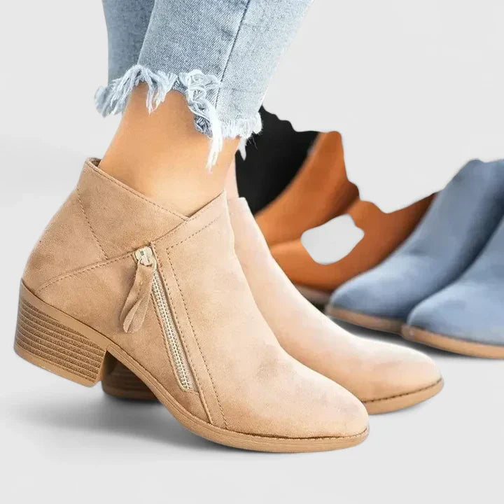 Auryziah | Chic Side-Zip Boots