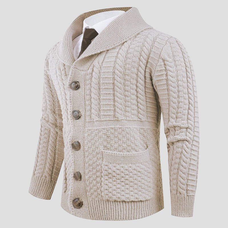 Barnaby | Formal Wool Cardigan