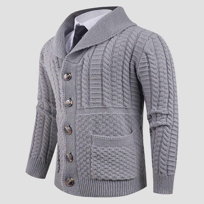 Barnaby | Formal Wool Cardigan