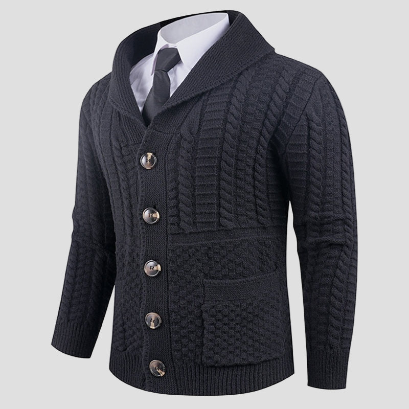 Barnaby | Formal Wool Cardigan