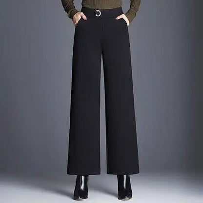 Beatrix | Checked Wide-Leg Trousers