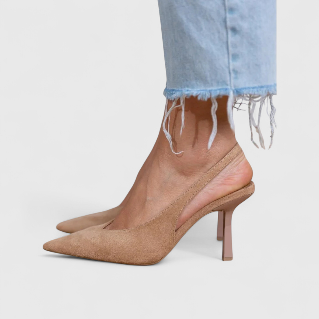 Bella | Leopard Slingback Heels
