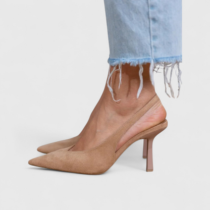 Bella | Leopard Slingback Heels