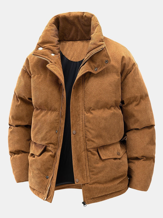 Berry | Corduroy Puffer Jacket