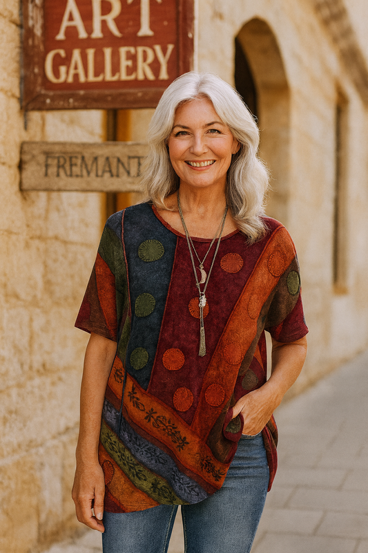 Calla | Boho-Inspired Relaxed Top