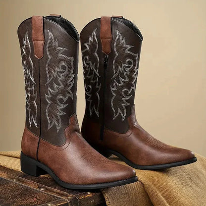 Carson | Western Leather Cowboy Boots