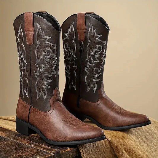 Carson | Western Leather Cowboy Boots