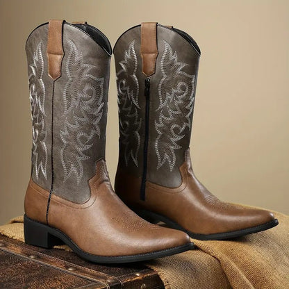 Carson | Western Leather Cowboy Boots