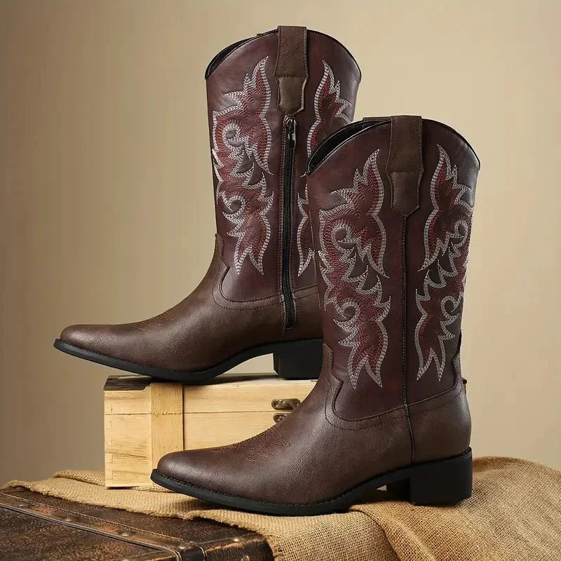 Carson | Western Leather Cowboy Boots