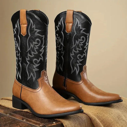 Carson | Western Leather Cowboy Boots