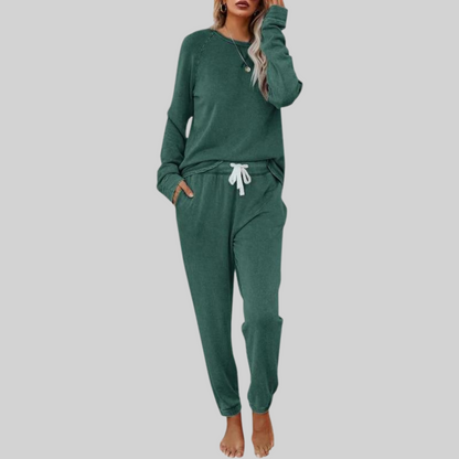 Christine | Casual Long Sleeve and Sweatpants Set