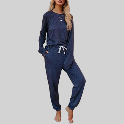 Christine | Casual Long Sleeve and Sweatpants Set