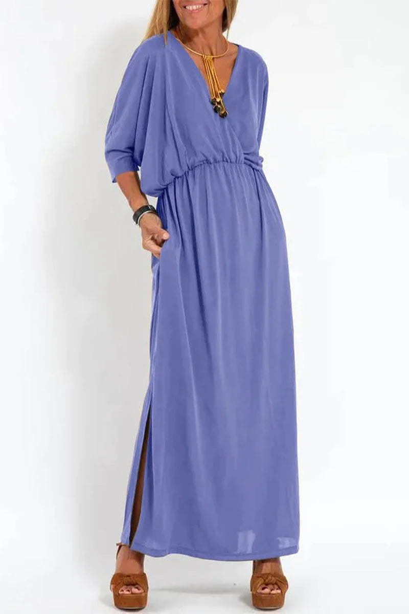 Clara | Flattering V-Neck Maxi Dress