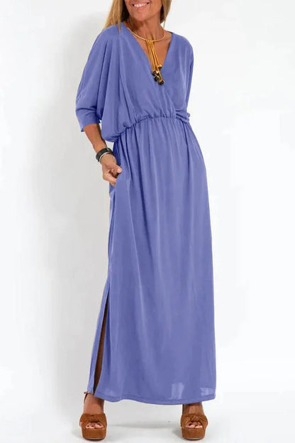 Clara | Flattering V-Neck Maxi Dress