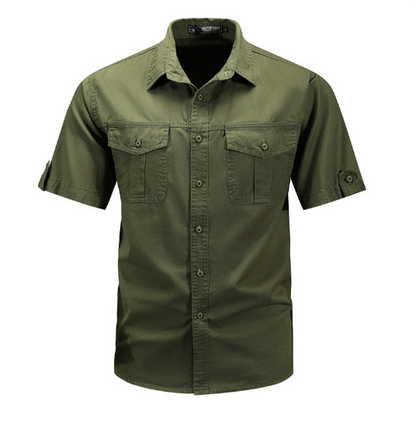 Damien | Men’s Spring Utility Pocket Shirt