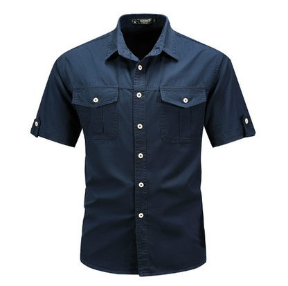 Damien | Men’s Spring Utility Pocket Shirt