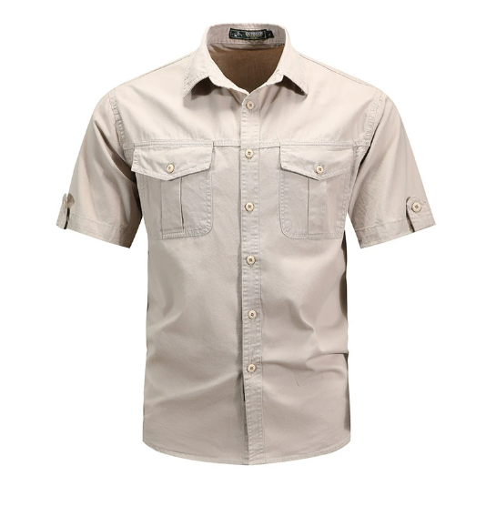 Damien | Men’s Spring Utility Pocket Shirt