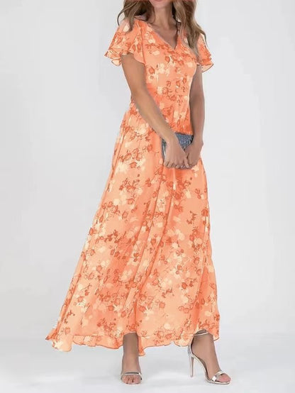 Dolores | Flowing Floral Maxi Dress