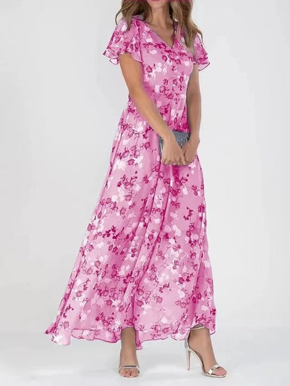 Dolores | Flowing Floral Maxi Dress