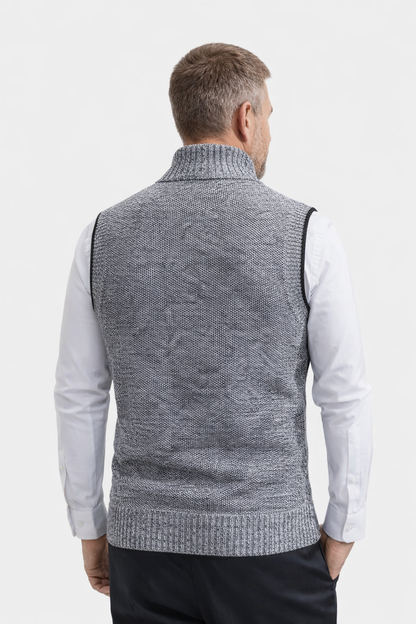 Elegant Gilet with Full Zip