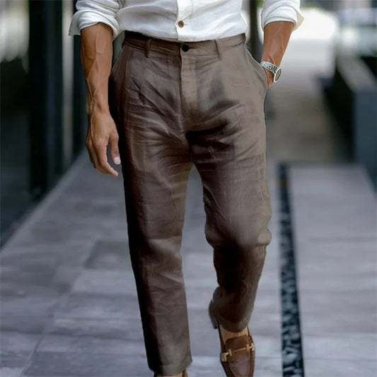 Élian | Elegant Linen-Look Summer Trousers