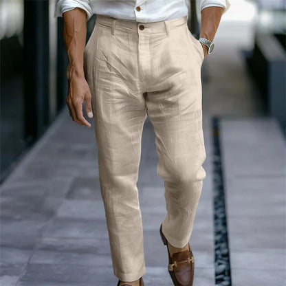 Élian | Elegant Linen-Look Summer Trousers
