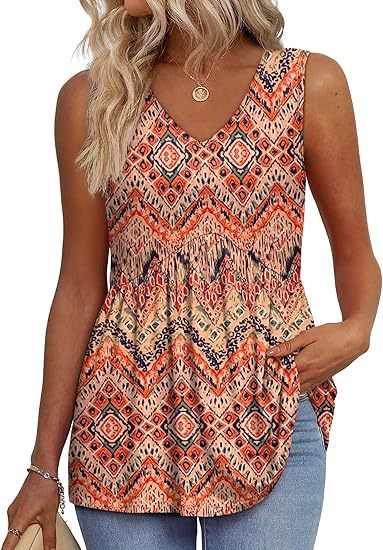 Eliora | Effortless Flowy Sleeveless Tank Top