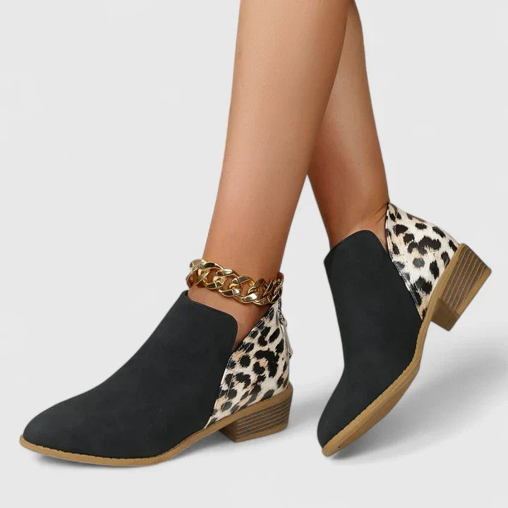 Elyzandra | Elegant Block Heel Boots