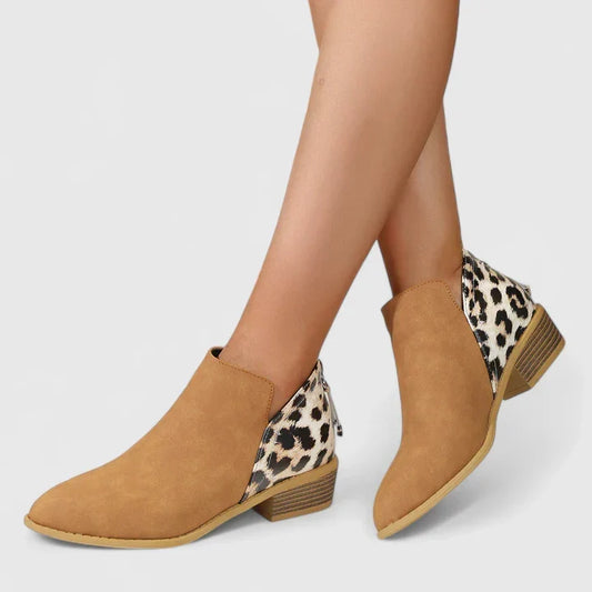 Elyzandra | Elegant Block Heel Boots