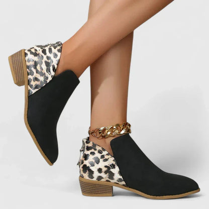 Elyzandra | Elegant Block Heel Boots