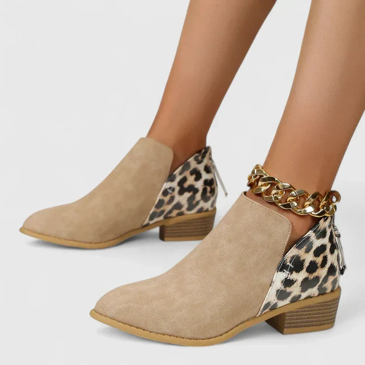 Elyzandra | Elegant Block Heel Boots