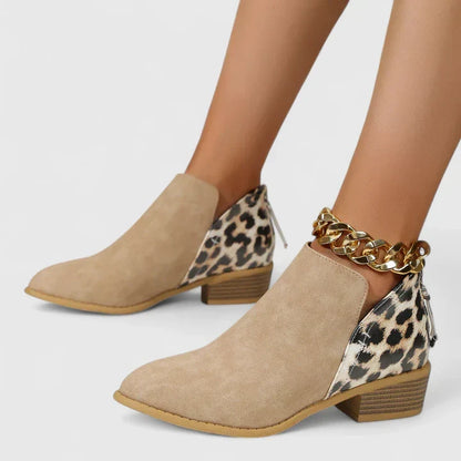 Elyzandra | Elegant Block Heel Boots