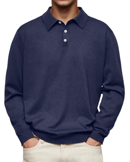 Ethan | Long Sleeve Polo