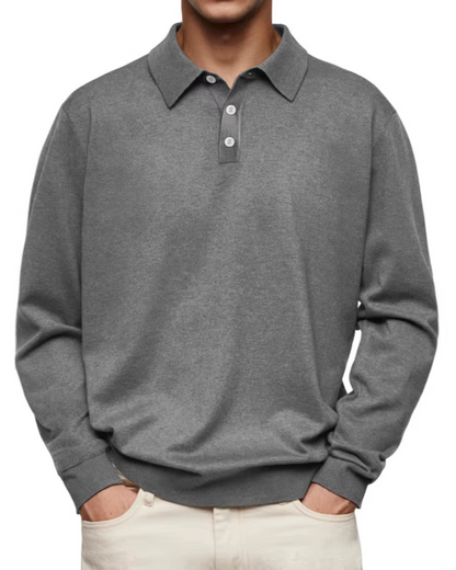 Ethan | Long Sleeve Polo